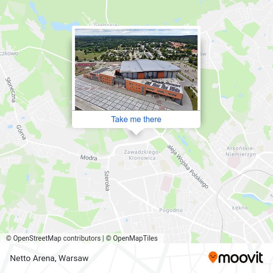 Netto Arena map