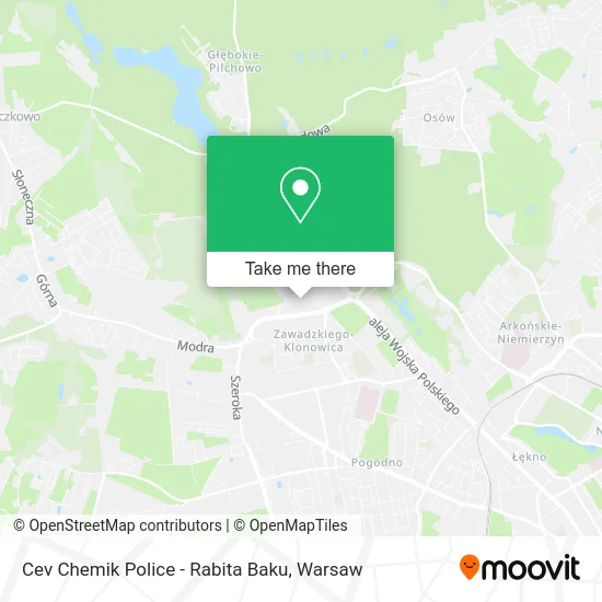 Cev Chemik Police - Rabita Baku map