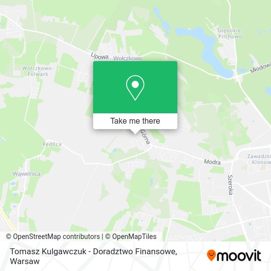 Tomasz Kulgawczuk - Doradztwo Finansowe map