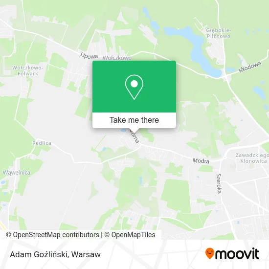 Adam Goźliński map