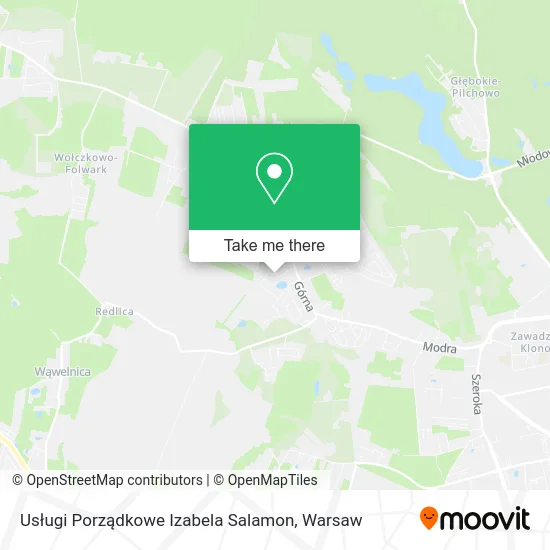 Карта Usługi Porządkowe Izabela Salamon