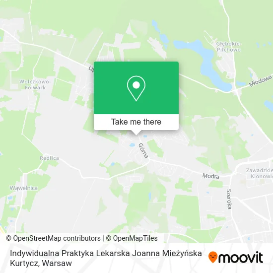 Карта Indywidualna Praktyka Lekarska Joanna Mieżyńska Kurtycz