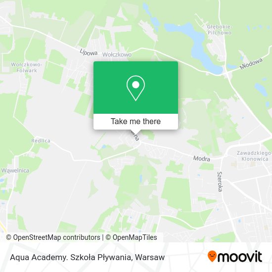 Aqua Academy. Szkoła Pływania map