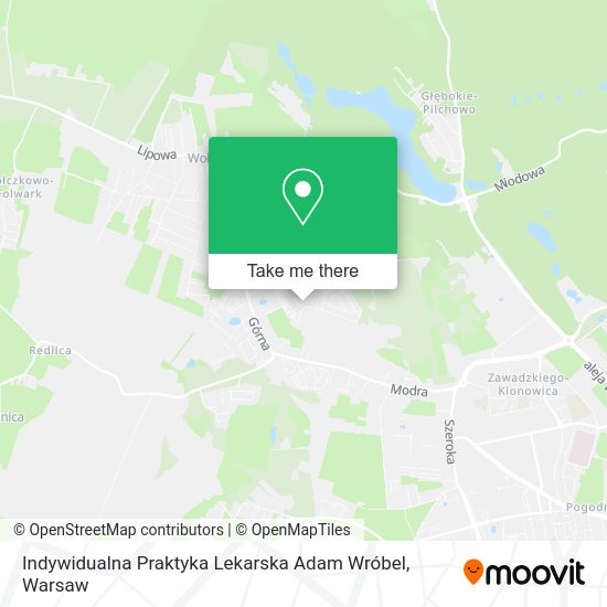 Indywidualna Praktyka Lekarska Adam Wróbel map