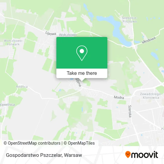 Gospodarstwo Pszczelar map
