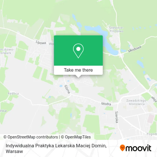 Indywidualna Praktyka Lekarska Maciej Domin map