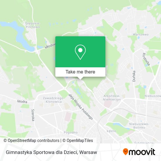 Карта Gimnastyka Sportowa dla Dzieci