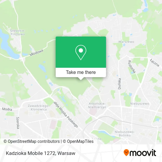 Карта Kadzioka Mobile 1272