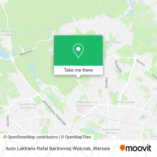 Карта Auto Laktrans Rafal Bartlomiej Wolczak