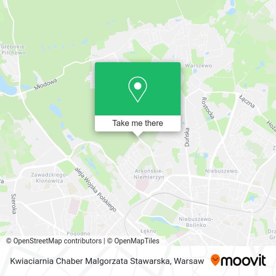 Kwiaciarnia Chaber Malgorzata Stawarska map