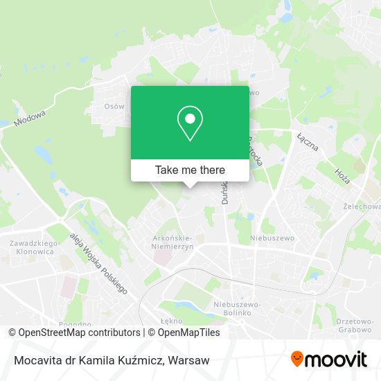 Mocavita dr Kamila Kuźmicz map