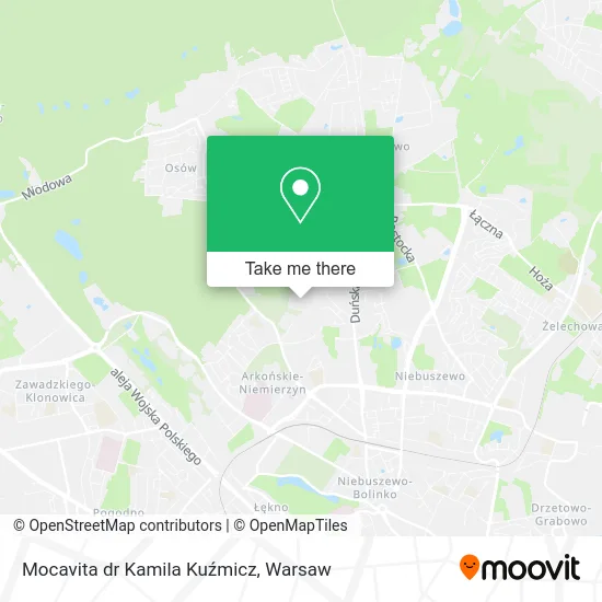 Карта Mocavita dr Kamila Kuźmicz