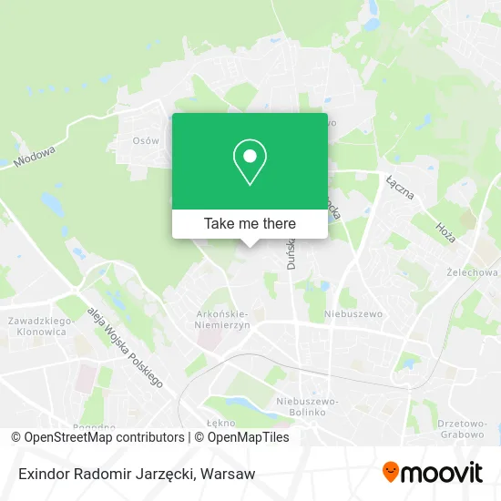 Exindor Radomir Jarzęcki map