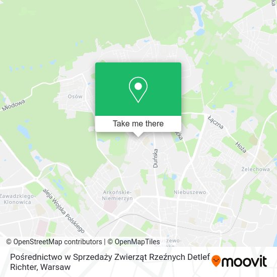 Pośrednictwo w Sprzedaży Zwierząt Rzeźnych Detlef Richter map