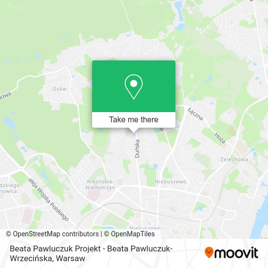 Beata Pawluczuk Projekt - Beata Pawluczuk-Wrzecińska map