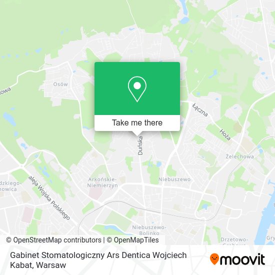 Gabinet Stomatologiczny Ars Dentica Wojciech Kabat map