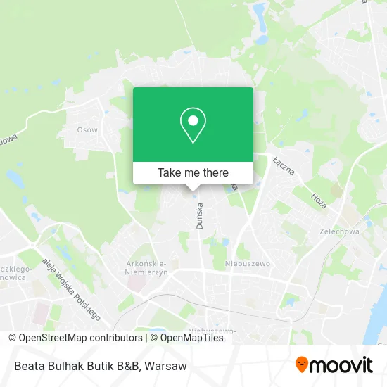 Карта Beata Bulhak Butik B&B