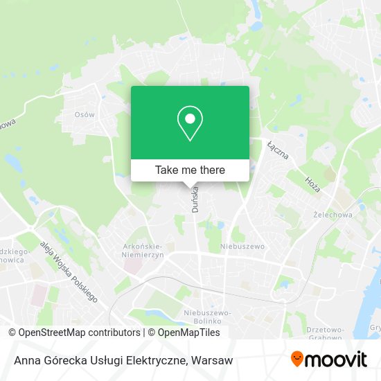 Anna Górecka Usługi Elektryczne map