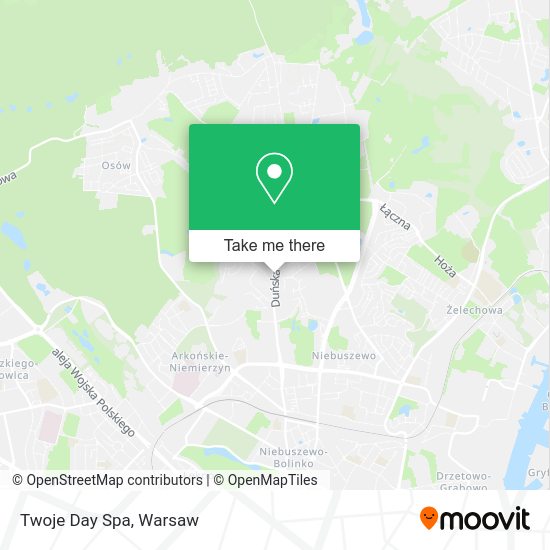 Twoje Day Spa map