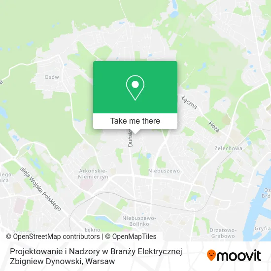 Карта Projektowanie i Nadzory w Branży Elektrycznej Zbigniew Dynowski