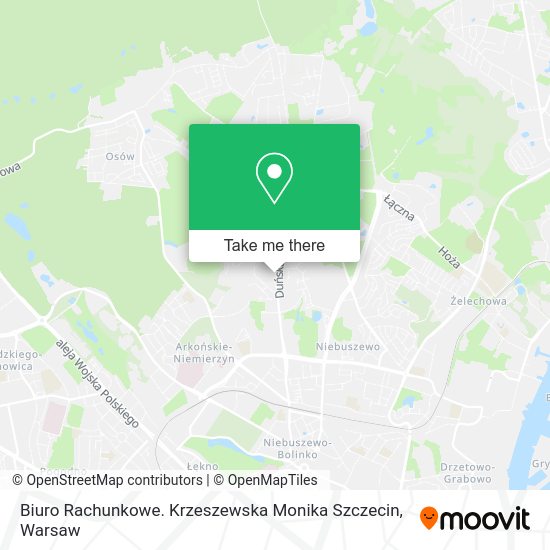 Biuro Rachunkowe. Krzeszewska Monika Szczecin map