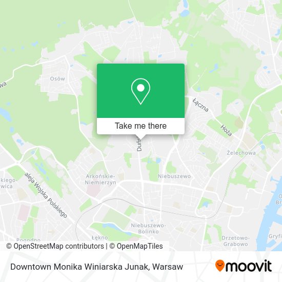 Downtown Monika Winiarska Junak map