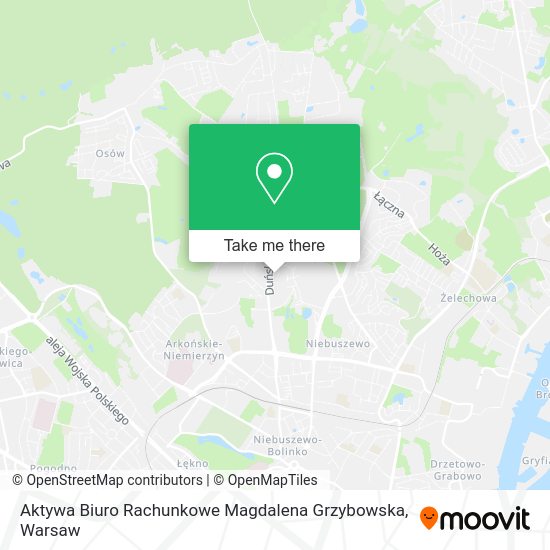 Aktywa Biuro Rachunkowe Magdalena Grzybowska map