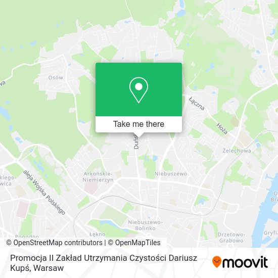 Promocja II Zakład Utrzymania Czystości Dariusz Kupś map