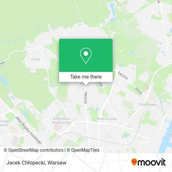 Карта Jacek Chłopecki
