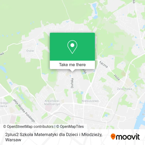 2plus2 Szkoła Matematyki dla Dzieci i Młodzieży map