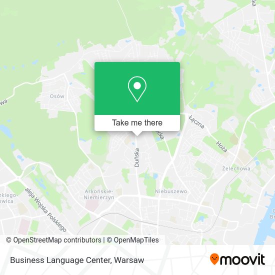 Business Language Center map