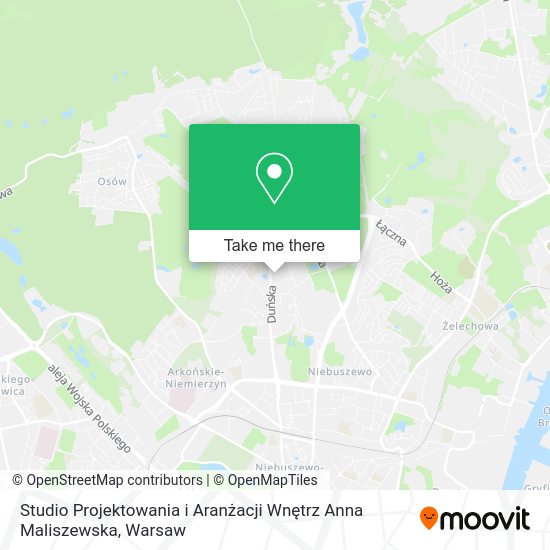 Studio Projektowania i Aranżacji Wnętrz Anna Maliszewska map