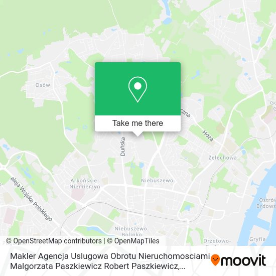 Makler Agencja Uslugowa Obrotu Nieruchomosciami Malgorzata Paszkiewicz Robert Paszkiewicz map