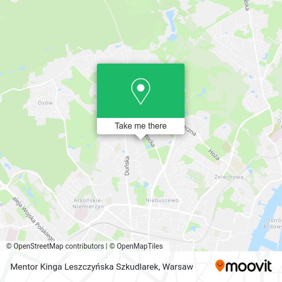 Mentor Kinga Leszczyńska Szkudlarek map