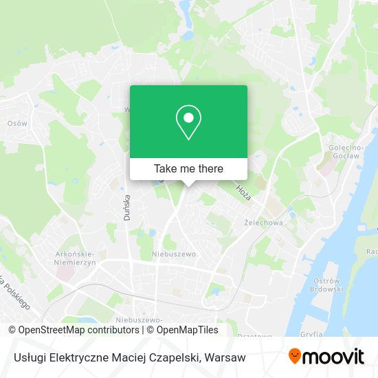 Usługi Elektryczne Maciej Czapelski map