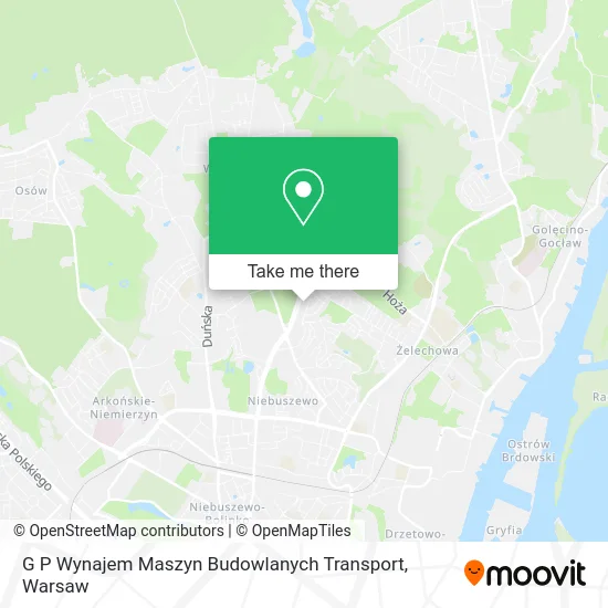 Карта G P Wynajem Maszyn Budowlanych Transport