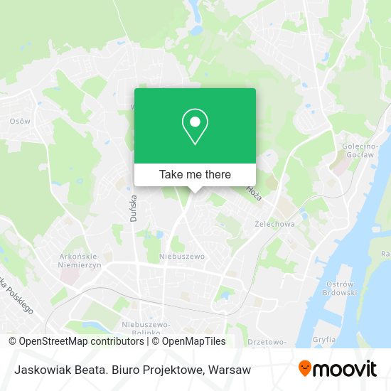 Jaskowiak Beata. Biuro Projektowe map