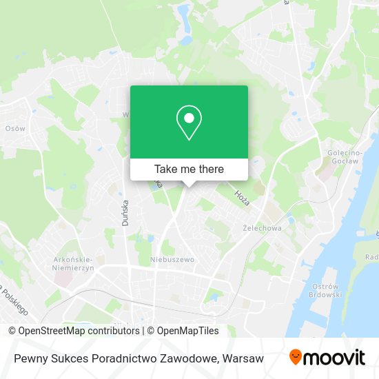 Pewny Sukces Poradnictwo Zawodowe map