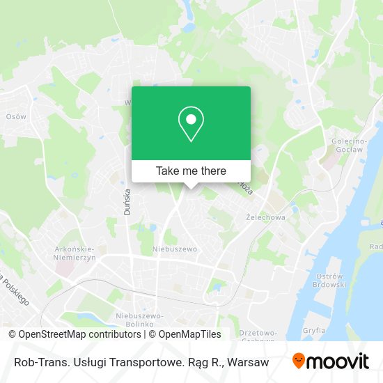 Rob-Trans. Usługi Transportowe. Rąg R. map