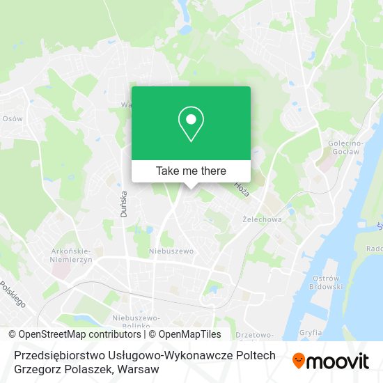 Przedsiębiorstwo Usługowo-Wykonawcze Poltech Grzegorz Polaszek map