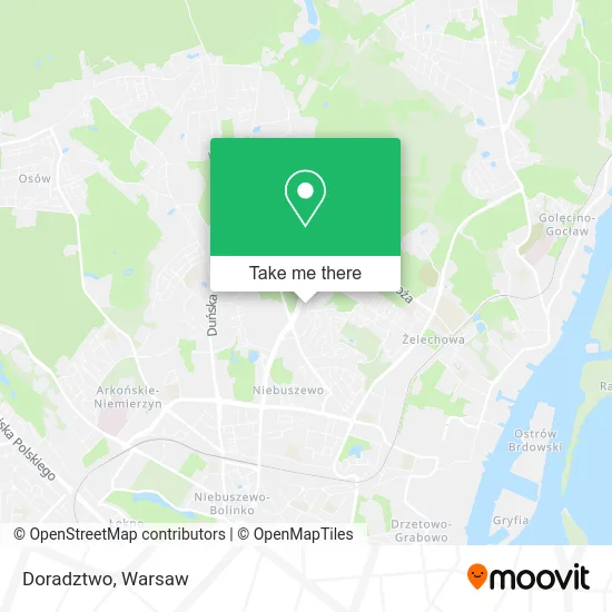 Карта Doradztwo