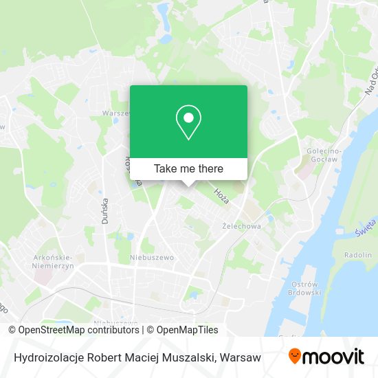 Hydroizolacje Robert Maciej Muszalski map