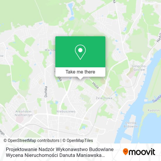 Projektowanie Nadzór Wykonawstwo Budowlane Wycena Nieruchomości Danuta Maniawska Lendzion map