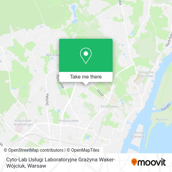 Карта Cyto-Lab Usługi Laboratoryjne Grażyna Waker-Wójciuk