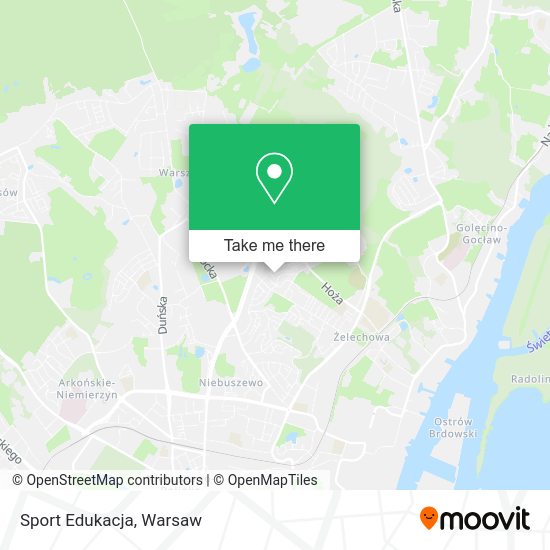 Sport Edukacja map