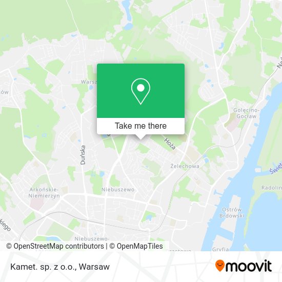 Kamet. sp. z o.o. map