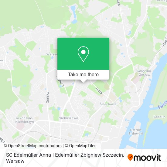 SC Edelműller Anna I Edelműller Zbigniew Szczecin map