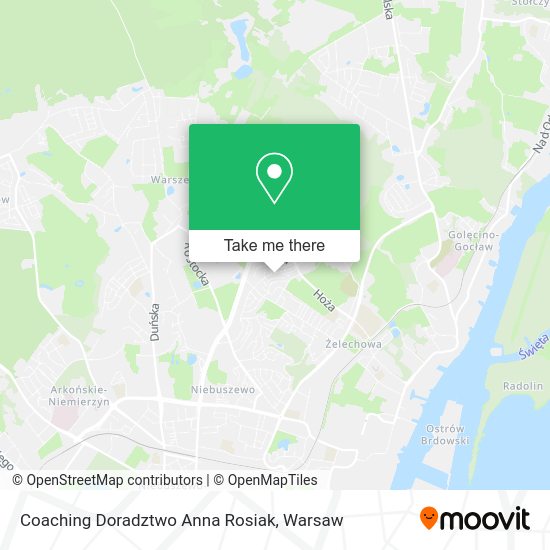 Coaching Doradztwo Anna Rosiak map