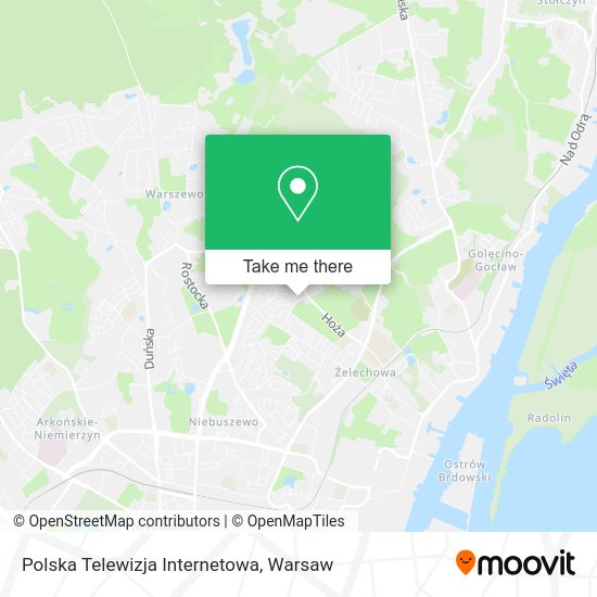 Polska Telewizja Internetowa map