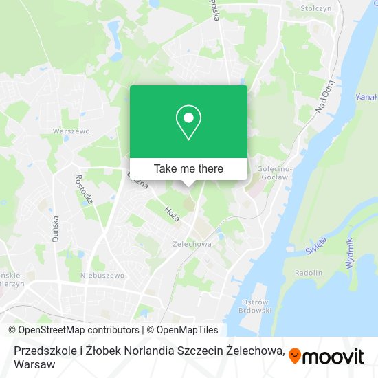 Przedszkole i Żłobek Norlandia Szczecin Żelechowa map